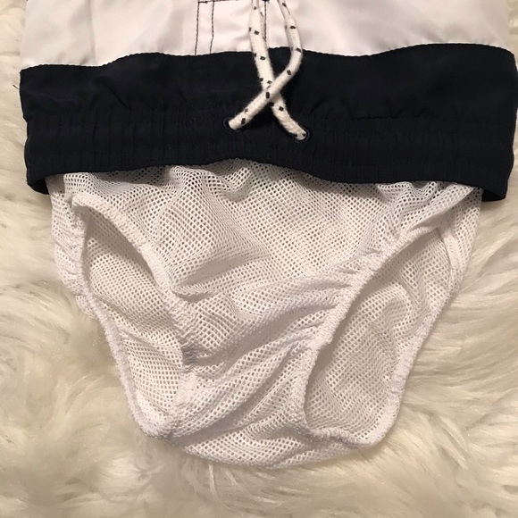5/$25 Greendog infant 3/6 months swim trunks w/functional drawstring navy/white - Picture 4 of 4